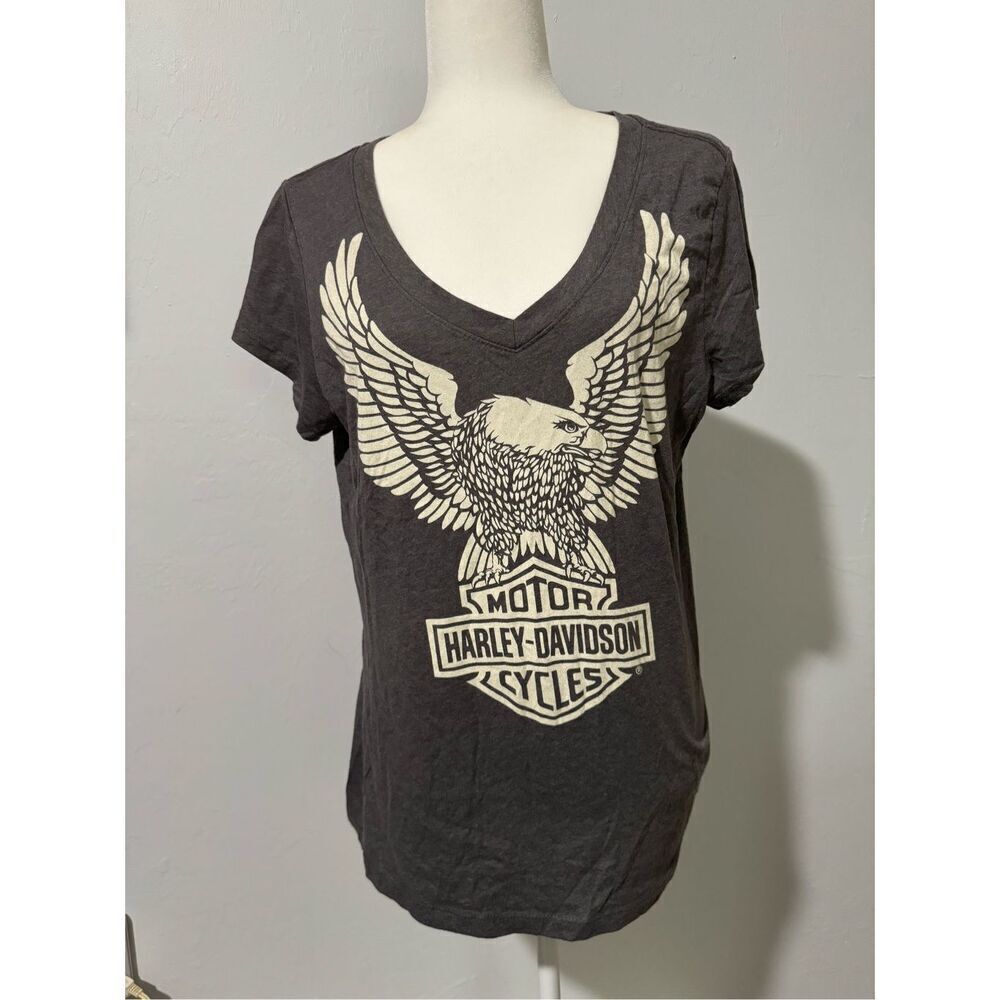 Harley Davidson Eagle print tee L
